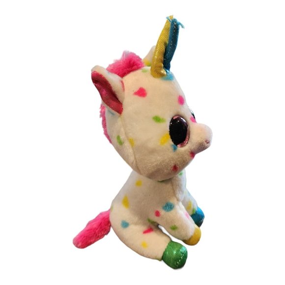 Ty Beanie Boos Unicorn Harmonie 6" NWT Colorful Bright Basket Stuffer Gift 2018 - Picture 5 of 16